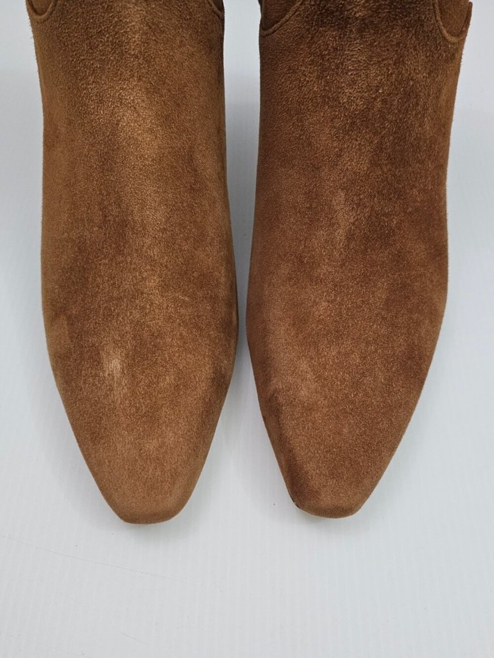 Veronica Beard Kelby Ankle Bootie Womens 7.5 Brown Suede Slim Heel Pointed Toe - Picture 6 of 15